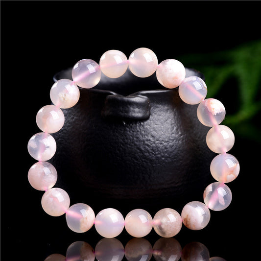 Vitality-Natural Cherry Blossom Agate Bracelet