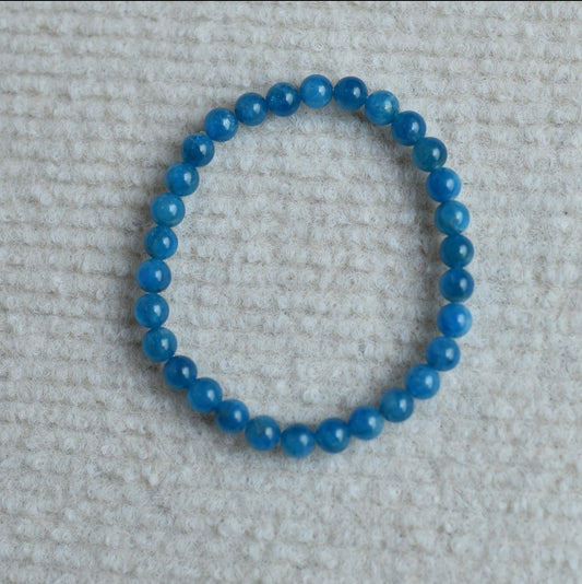 Calmness and Spiritual-Blue Phosphosiderite Energy Bracelet