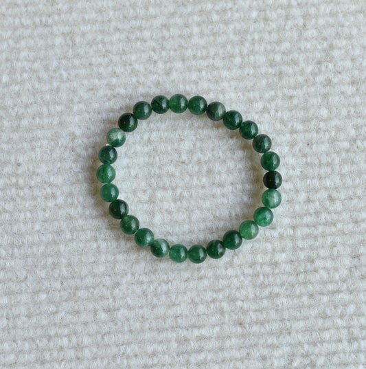 Green mica bracelet