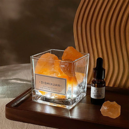 Crystal Stone Essential Oil  Diffuser Aromatherapy Set