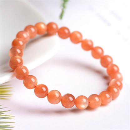 Ignite Your Inner Fire-Orange Sunstone Bracelet